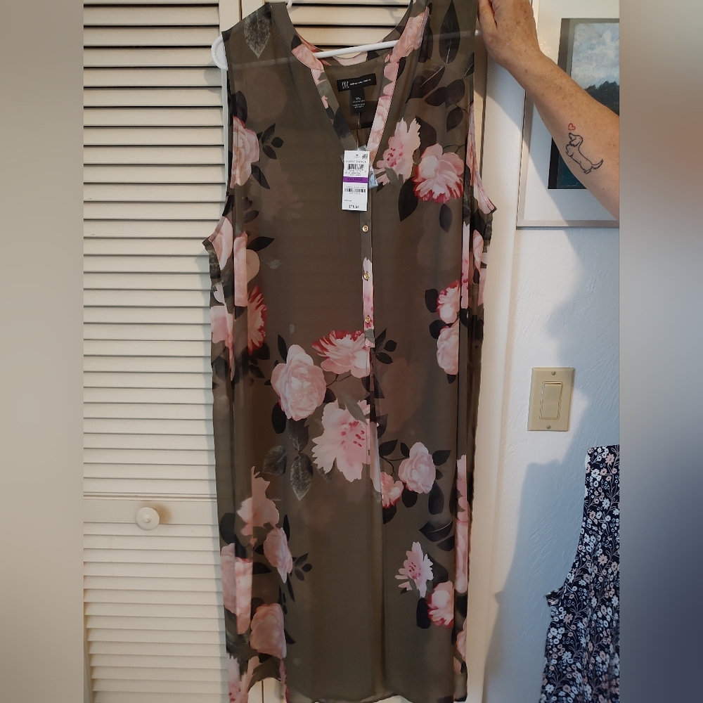 Peony Garden Tunic